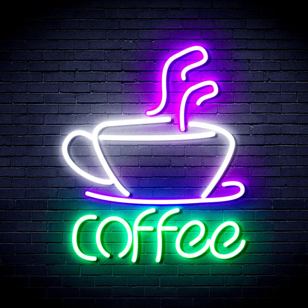 ADVPRO Coffee Cup Ultra-Bright LED Neon Sign fnu0352 - Multi-Color 7