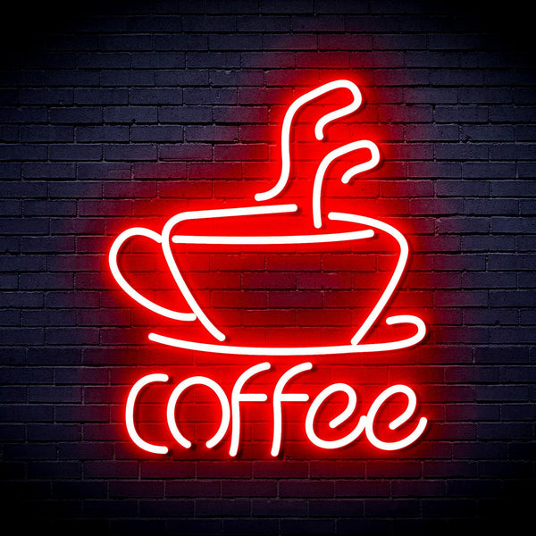 ADVPRO Coffee Cup Ultra-Bright LED Neon Sign fnu0352 - Red