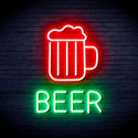 ADVPRO Beer Mug Ultra-Bright LED Neon Sign fnu0354 - Green & Red