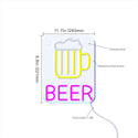 ADVPRO Beer Mug Ultra-Bright LED Neon Sign fnu0354 - Size