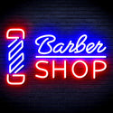 ADVPRO Barber Shop with Barber Pole Ultra-Bright LED Neon Sign fnu0355 - Red & Blue