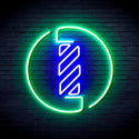 ADVPRO Barber Pole Ultra-Bright LED Neon Sign fnu0356 - Green & Blue