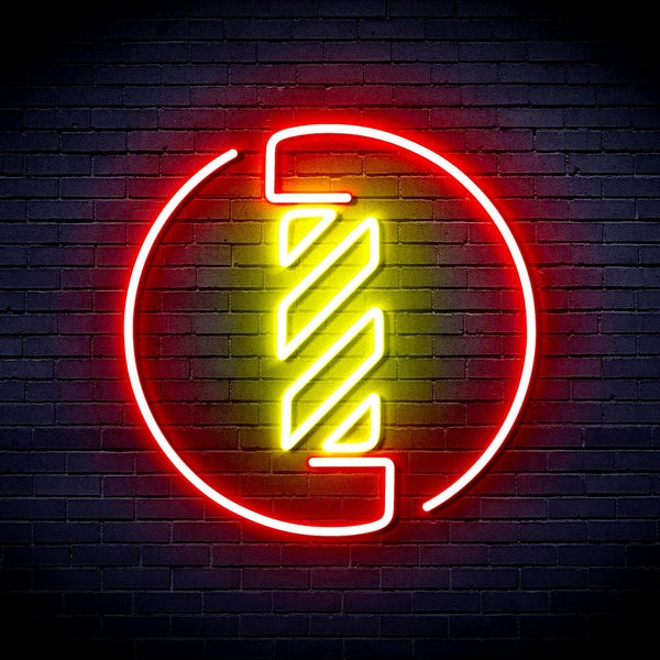 ADVPRO Barber Pole Ultra-Bright LED Neon Sign fnu0356 - Red & Yellow