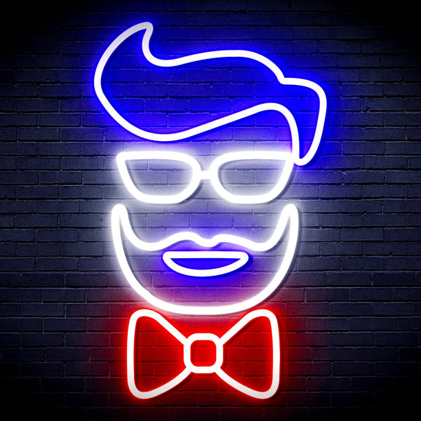 ADVPRO Barber Face Ultra-Bright LED Neon Sign fnu0359 - Multi-Color 1