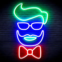 ADVPRO Barber Face Ultra-Bright LED Neon Sign fnu0359 - Multi-Color 3