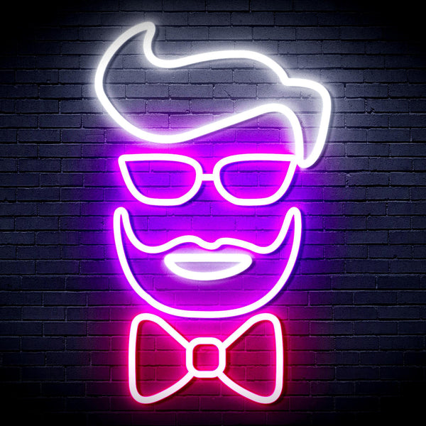 ADVPRO Barber Face Ultra-Bright LED Neon Sign fnu0359 - Multi-Color 4