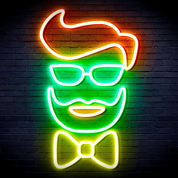 ADVPRO Barber Face Ultra-Bright LED Neon Sign fnu0359 - Multi-Color 6