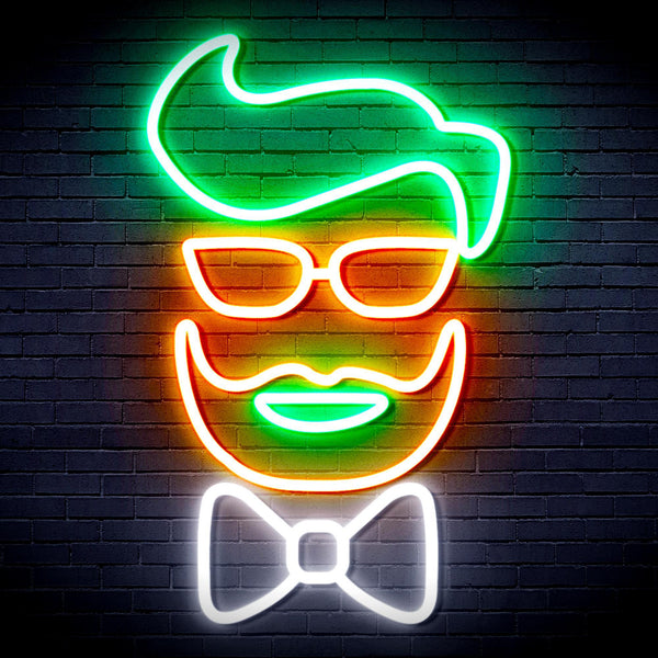 ADVPRO Barber Face Ultra-Bright LED Neon Sign fnu0359 - Multi-Color 8