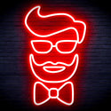 ADVPRO Barber Face Ultra-Bright LED Neon Sign fnu0359 - Red