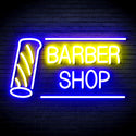 ADVPRO Barber Shop with Barber Pole Ultra-Bright LED Neon Sign fnu0360 - Blue & Yellow