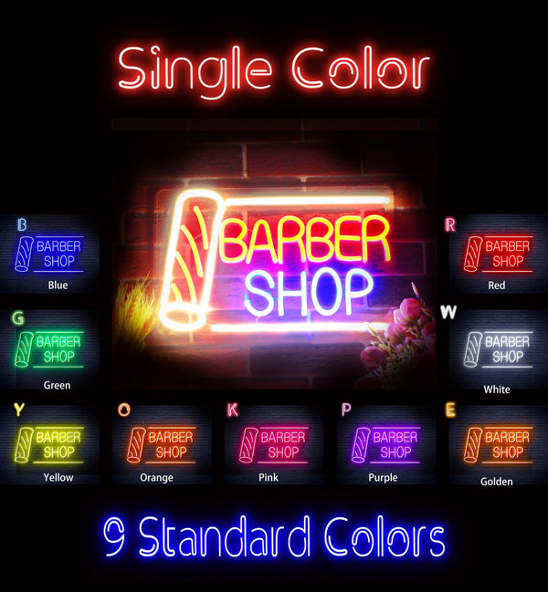 ADVPRO Barber Shop with Barber Pole Ultra-Bright LED Neon Sign fnu0360 - Classic