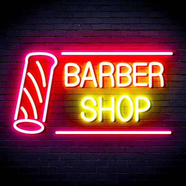 ADVPRO Barber Shop with Barber Pole Ultra-Bright LED Neon Sign fnu0360 - Multi-Color 9