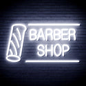 ADVPRO Barber Shop with Barber Pole Ultra-Bright LED Neon Sign fnu0360 - White