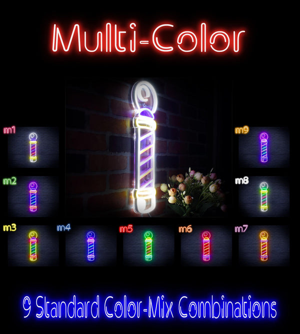 ADVPRO Barber Pole Ultra-Bright LED Neon Sign fnu0362 - Multi-Color