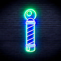 ADVPRO Barber Pole Ultra-Bright LED Neon Sign fnu0362 - Green & Blue