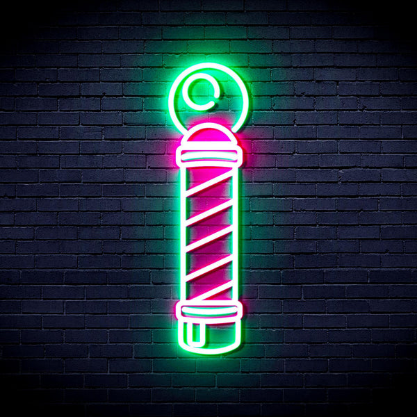 ADVPRO Barber Pole Ultra-Bright LED Neon Sign fnu0362 - Green & Pink
