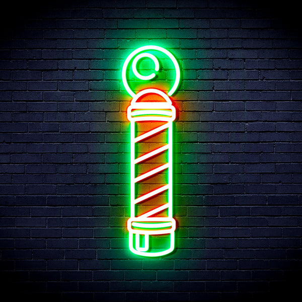 ADVPRO Barber Pole Ultra-Bright LED Neon Sign fnu0362 - Green & Red