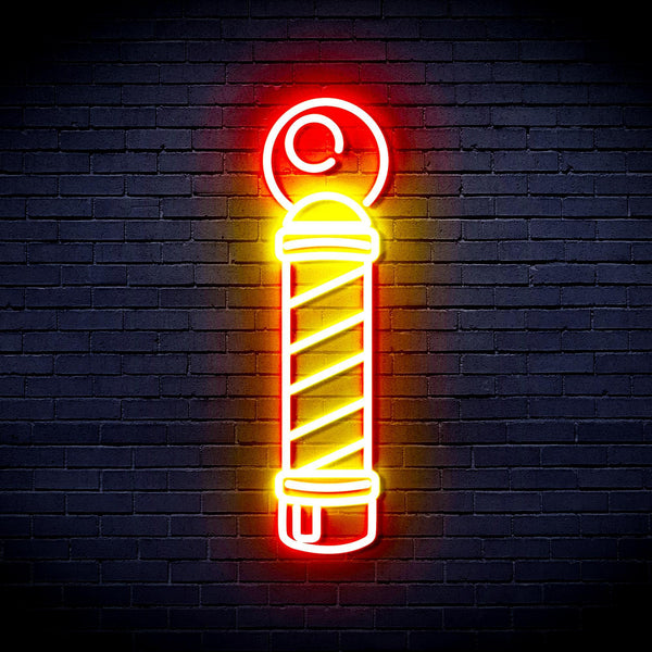 ADVPRO Barber Pole Ultra-Bright LED Neon Sign fnu0362 - Red & Yellow
