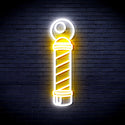 ADVPRO Barber Pole Ultra-Bright LED Neon Sign fnu0362 - White & Golden Yellow