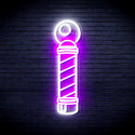 ADVPRO Barber Pole Ultra-Bright LED Neon Sign fnu0362 - White & Purple
