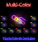 ADVPRO Microphone Ultra-Bright LED Neon Sign fnu0386 - Multi-Color