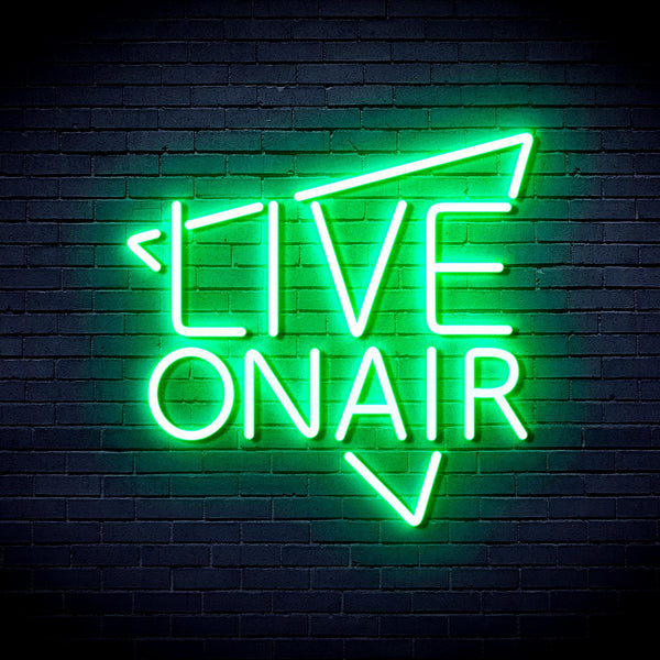 ADVPRO Live On Air Ultra-Bright LED Neon Sign fnu0390 - Golden Yellow
