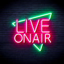 ADVPRO Live On Air Ultra-Bright LED Neon Sign fnu0390 - Green & Pink