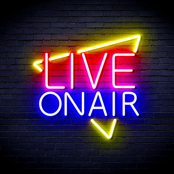 ADVPRO Live On Air Ultra-Bright LED Neon Sign fnu0390 - Multi-Color 1