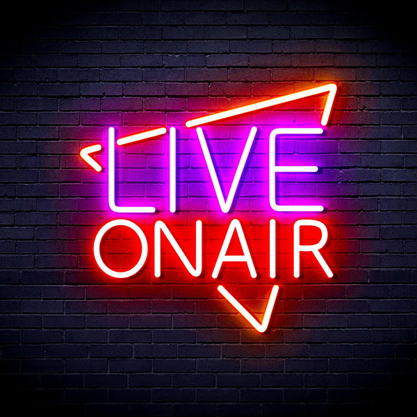 ADVPRO Live On Air Ultra-Bright LED Neon Sign fnu0390 - Multi-Color 2