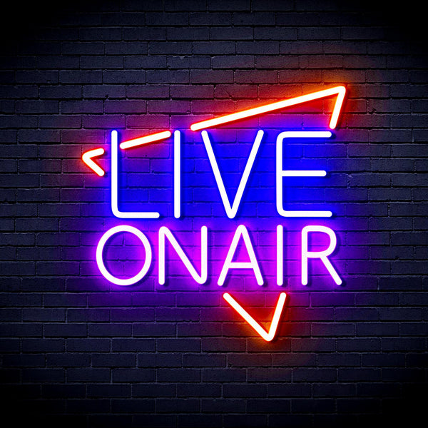 ADVPRO Live On Air Ultra-Bright LED Neon Sign fnu0390 - Multi-Color 7