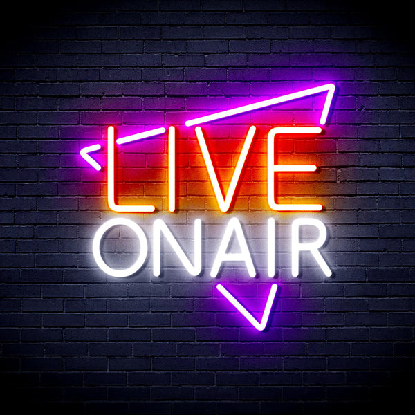 ADVPRO Live On Air Ultra-Bright LED Neon Sign fnu0390 - Multi-Color 8