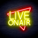 ADVPRO Live On Air Ultra-Bright LED Neon Sign fnu0390 - Red & Yellow