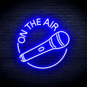ADVPRO On the Air with Microphone Ultra-Bright LED Neon Sign fnu0393 - Blue