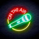 ADVPRO On the Air with Microphone Ultra-Bright LED Neon Sign fnu0393 - Multi-Color 4