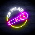 ADVPRO On the Air with Microphone Ultra-Bright LED Neon Sign fnu0393 - Multi-Color 9