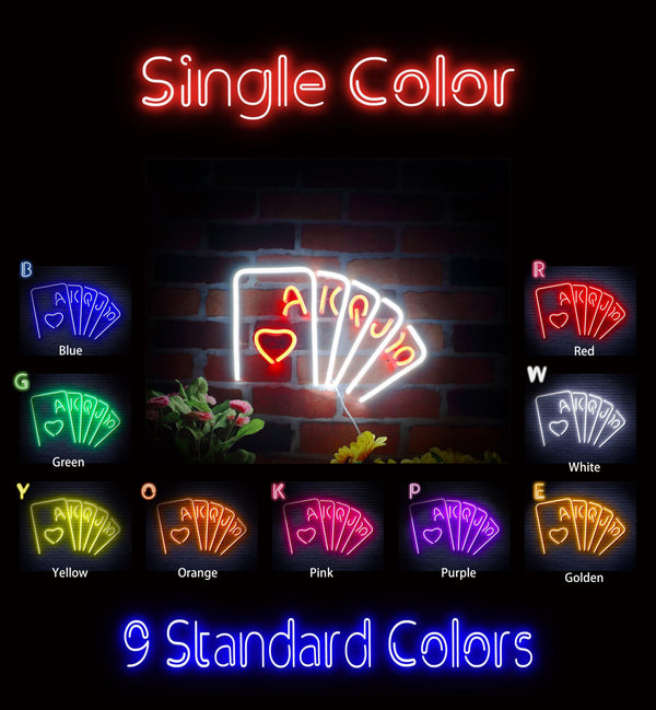 ADVPRO Poker Ultra-Bright LED Neon Sign fnu0402 - Classic