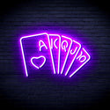 ADVPRO Poker Ultra-Bright LED Neon Sign fnu0402 - Purple