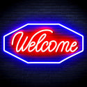 ADVPRO Welcome Ultra-Bright LED Neon Sign fnu0403 - Blue & Red