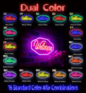 ADVPRO Welcome Ultra-Bright LED Neon Sign fnu0403 - Dual-Color