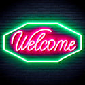 ADVPRO Welcome Ultra-Bright LED Neon Sign fnu0403 - Green & Pink