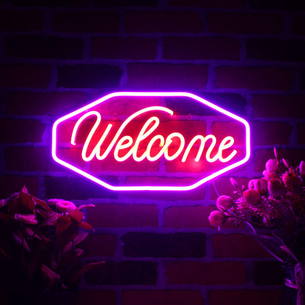 ADVPRO Welcome Ultra-Bright LED Neon Sign fnu0403