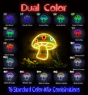 ADVPRO Mushroom Ultra-Bright LED Neon Sign fnu0404 - Dual-Color