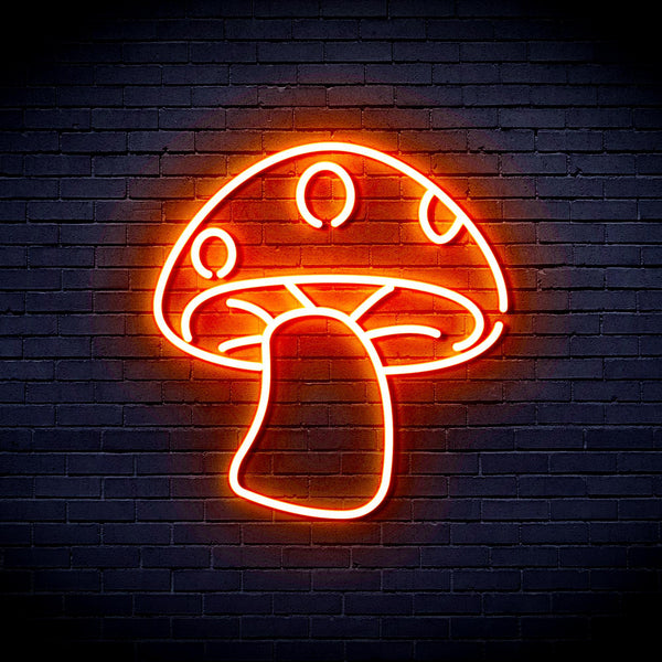 ADVPRO Mushroom Ultra-Bright LED Neon Sign fnu0404 - Orange