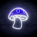 ADVPRO Mushroom Ultra-Bright LED Neon Sign fnu0404 - White & Blue