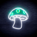 ADVPRO Mushroom Ultra-Bright LED Neon Sign fnu0404 - White & Green