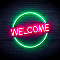 ADVPRO Welcome Ultra-Bright LED Neon Sign fnu0406 - Green & Pink