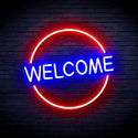 ADVPRO Welcome Ultra-Bright LED Neon Sign fnu0406 - Red & Blue