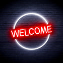 ADVPRO Welcome Ultra-Bright LED Neon Sign fnu0406 - White & Red
