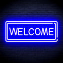ADVPRO Welcome Ultra-Bright LED Neon Sign fnu0407 - Blue