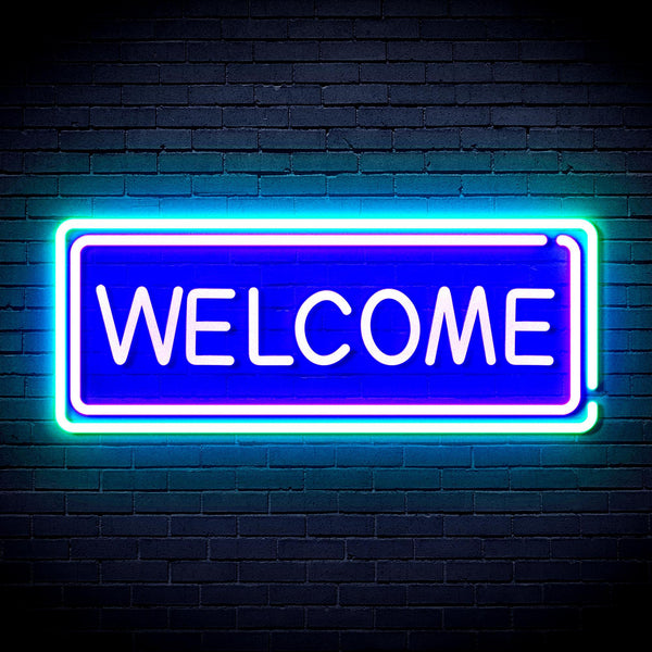 ADVPRO Welcome Ultra-Bright LED Neon Sign fnu0407 - Multi-Color 3